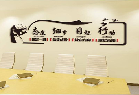 渠县企业文化墙主要展示什么？