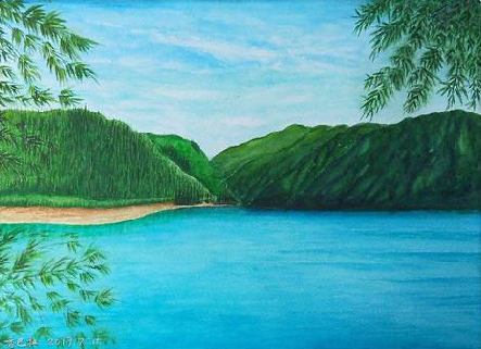 渠县在墙绘中，如何绘画绿水青山？