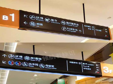 渠县如何通过商场标识牌引导客流分布?